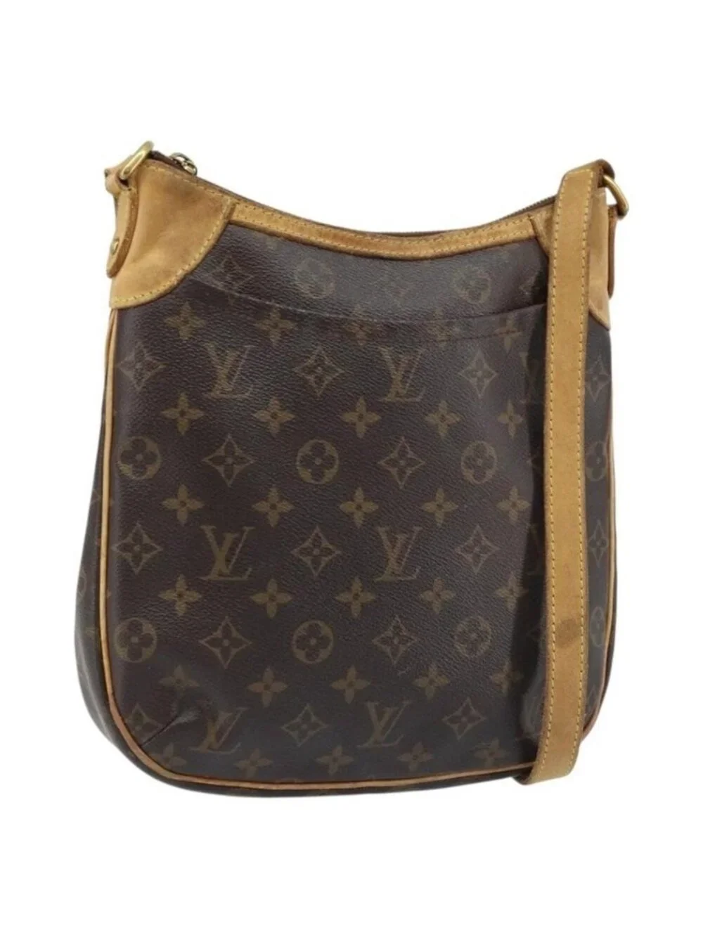 Authentic LOUIS VUITTON Monogram Odeon PM Shoulder Bag M56390 LV